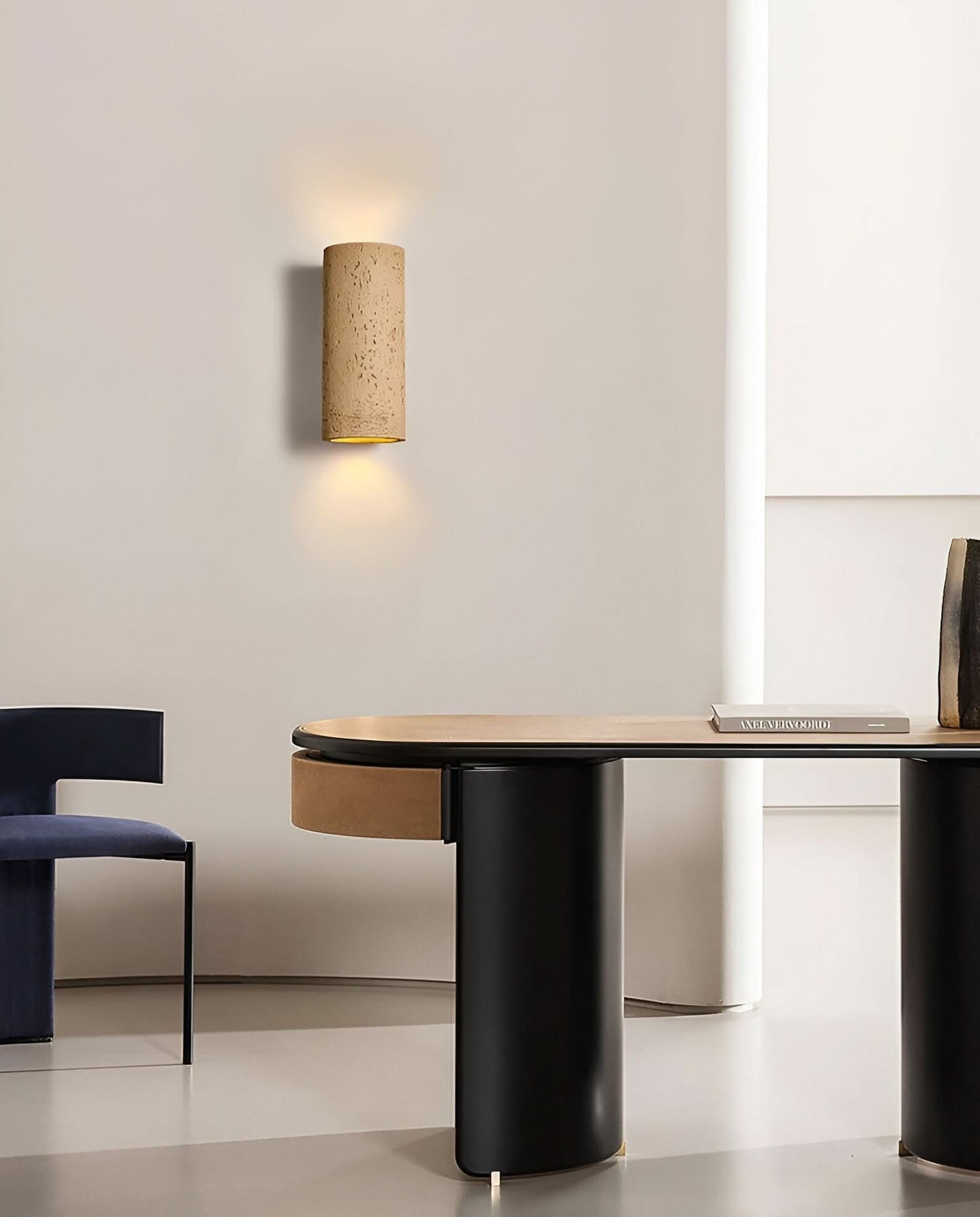 Applique a LED cilindrica – Set da 2