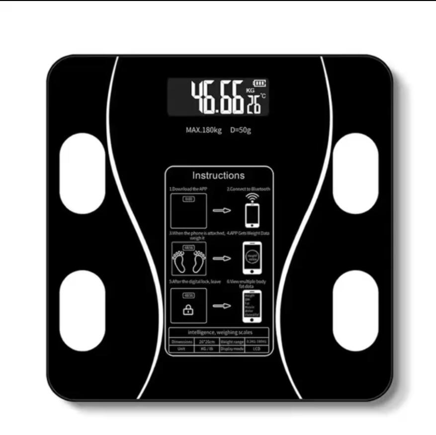 Bilancia da Bagno Pro (180 kg) con Funzione IMC e Bluetooth