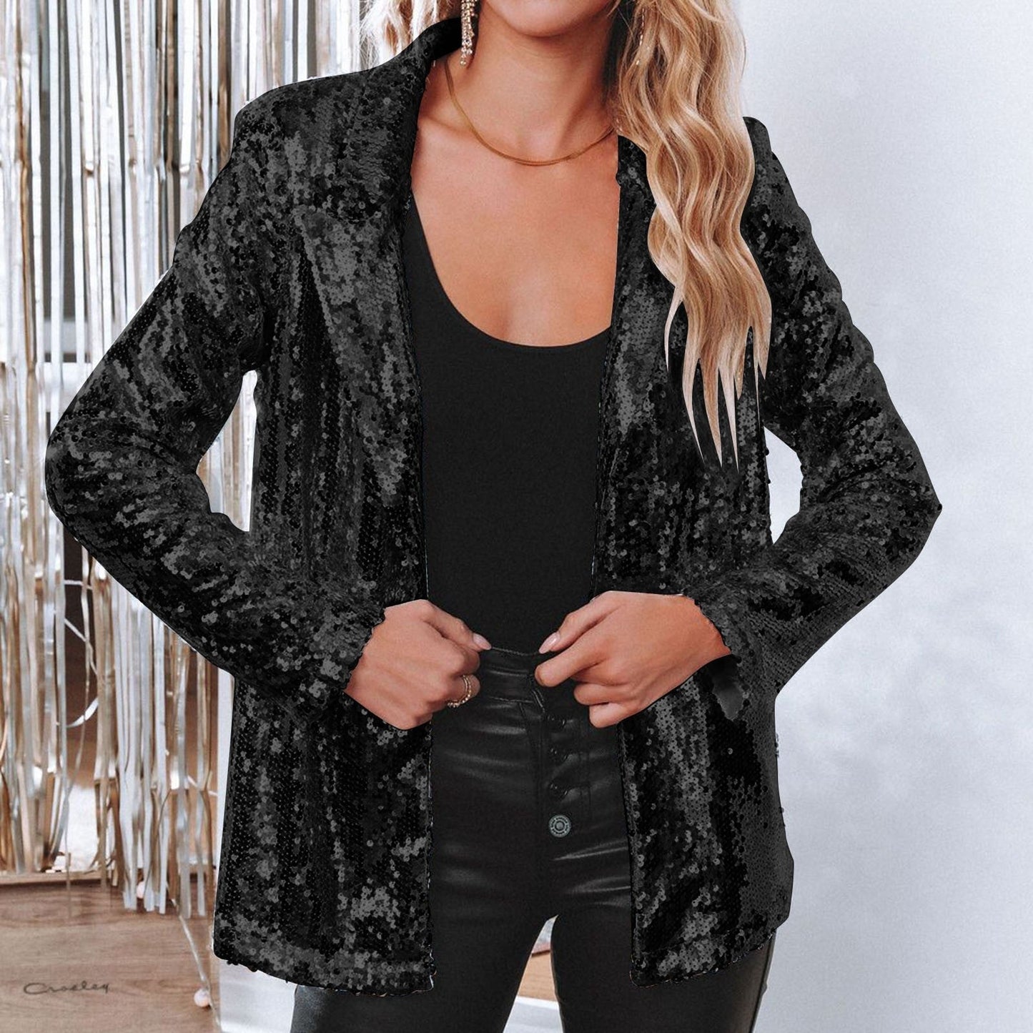 Blazer da Donna con Paillettes