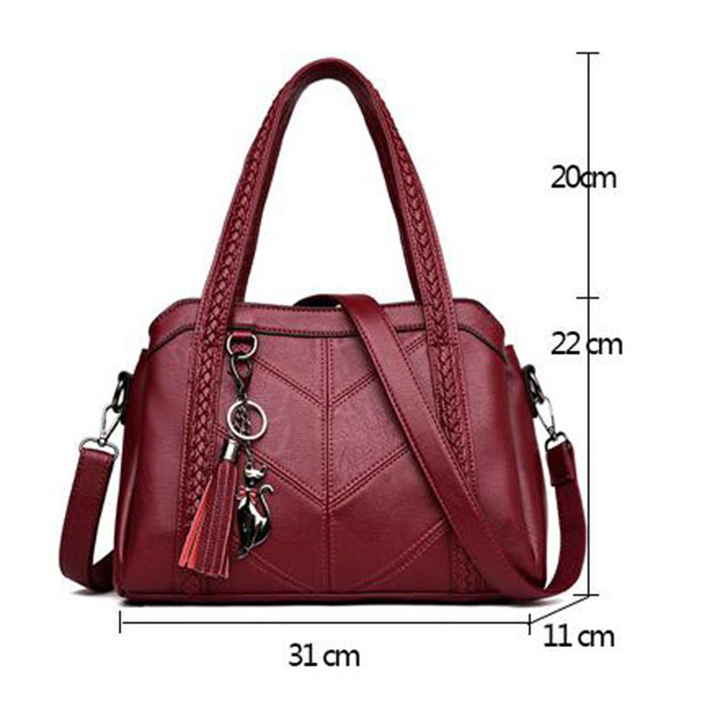 Borsa a mano in pelle capiente