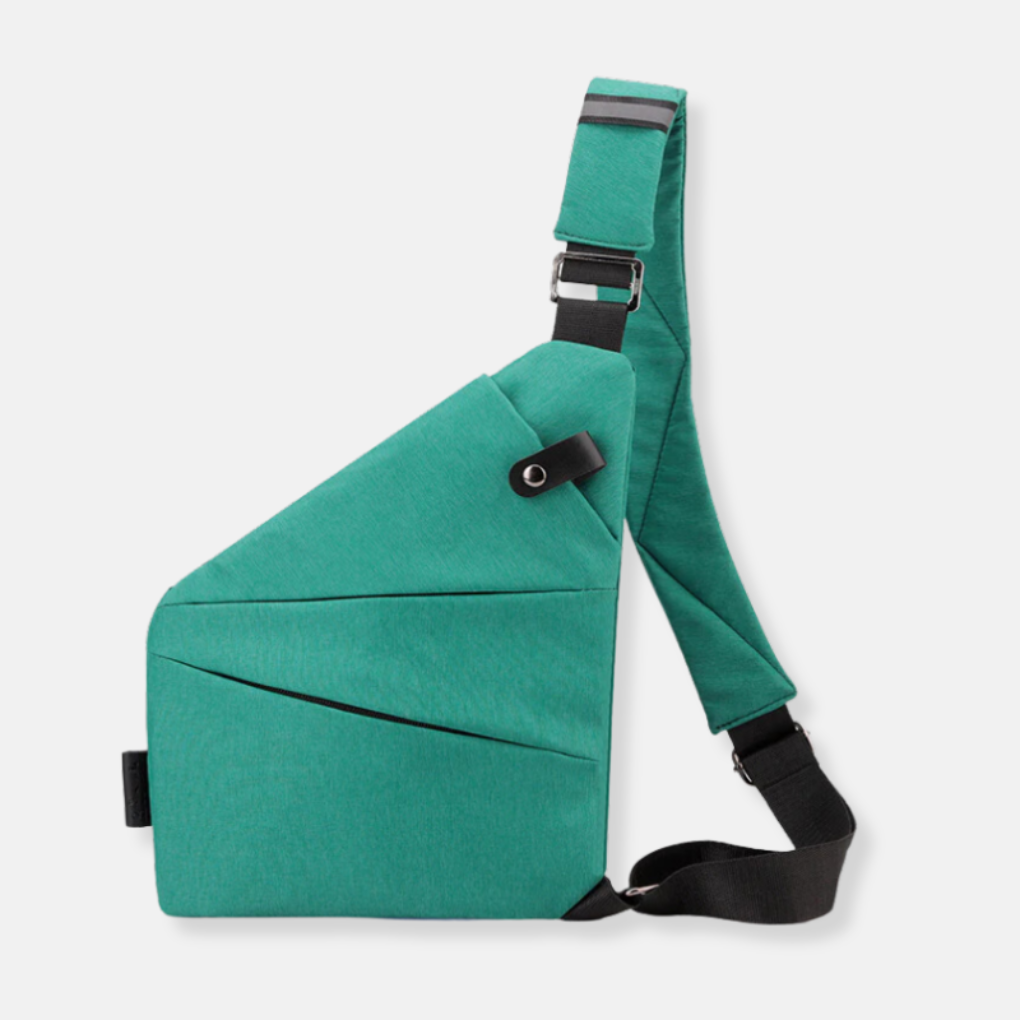 Borsa a Tracolla Antifurto Organizer con Cerniere Nascoste