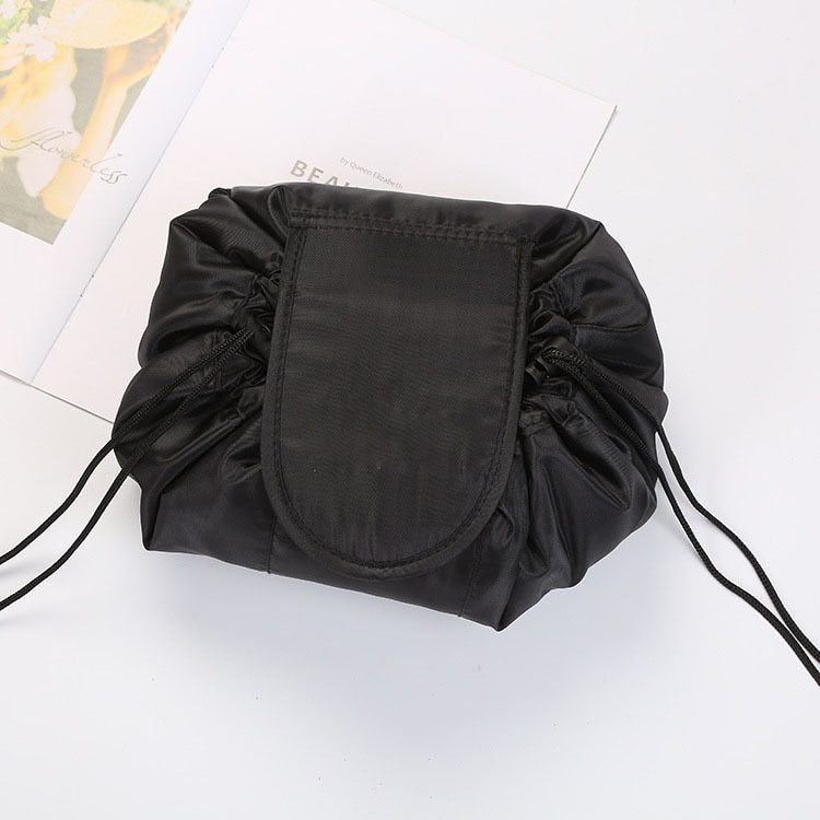 Borsa cosmetica portatile unisex con coulisse