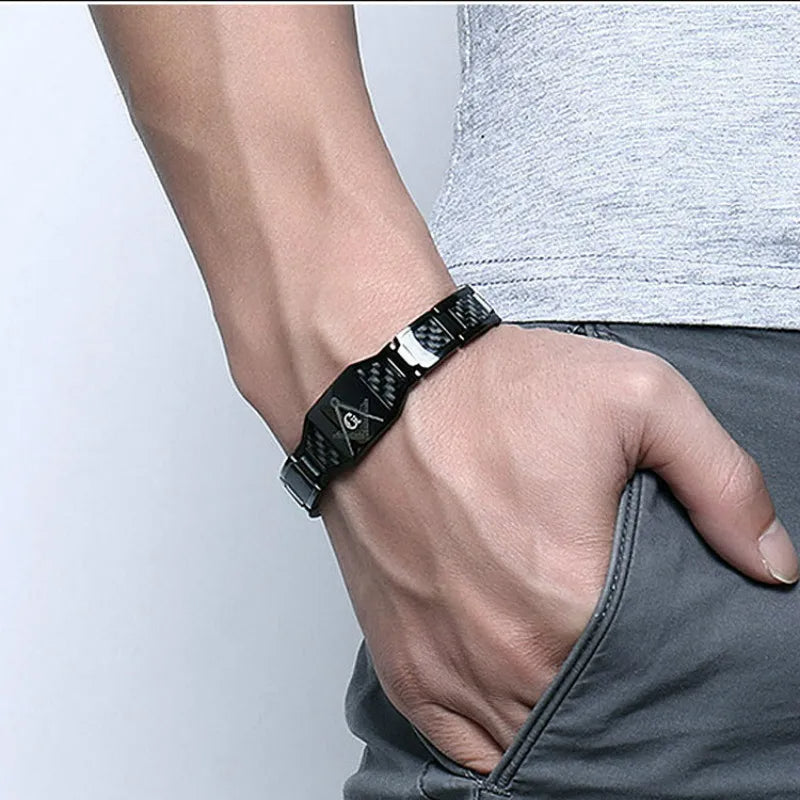 Bracciale magnetico da uomo per il sollievo dal dolore – Design elegante e resistente