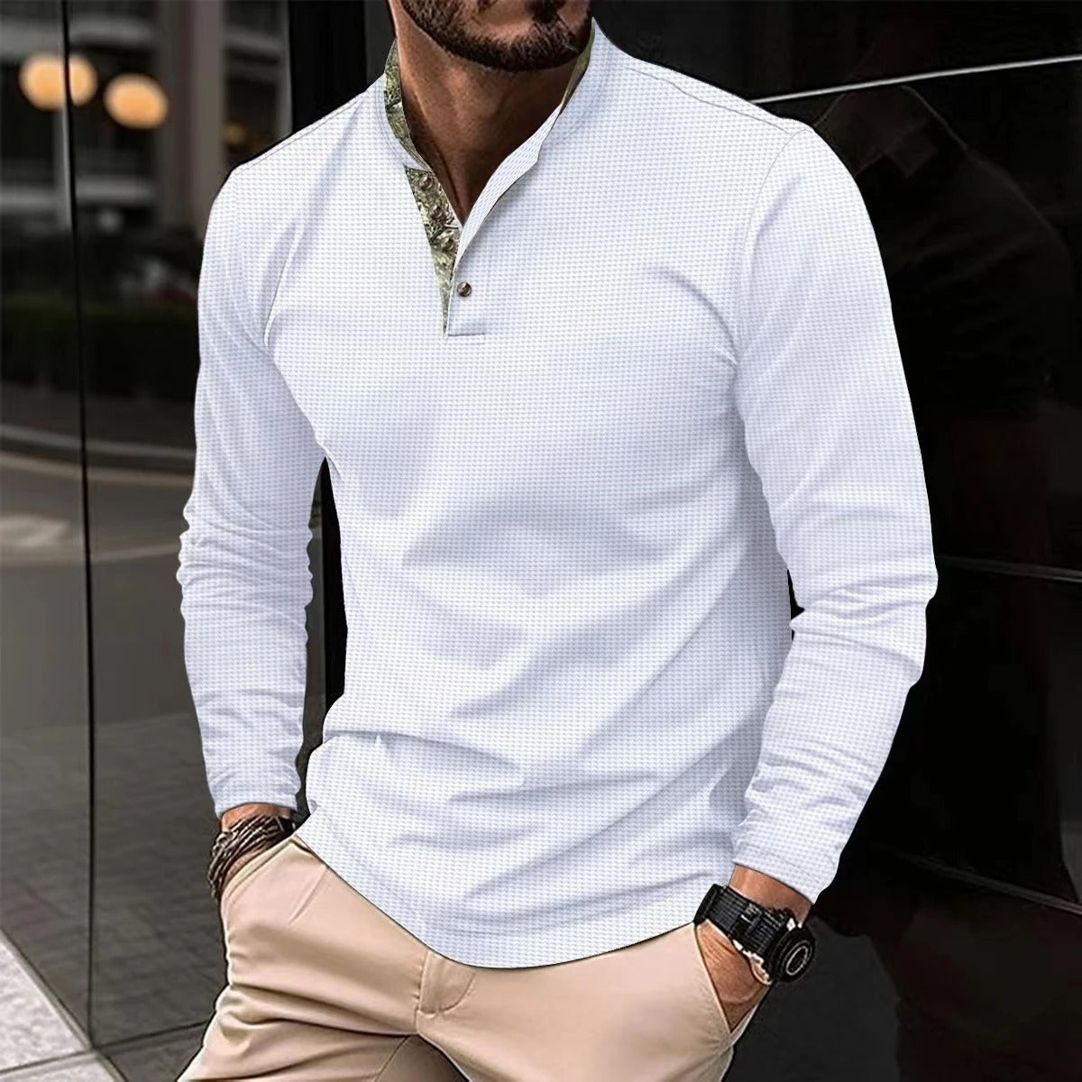 Camicia Casual da Uomo Slim Fit