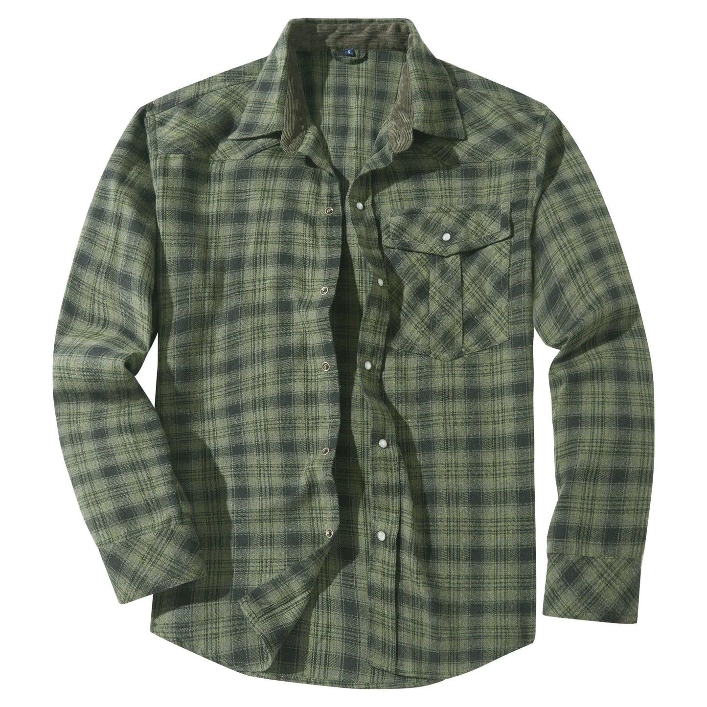 Camicia da Uomo in Flanella dal Design Confortevole