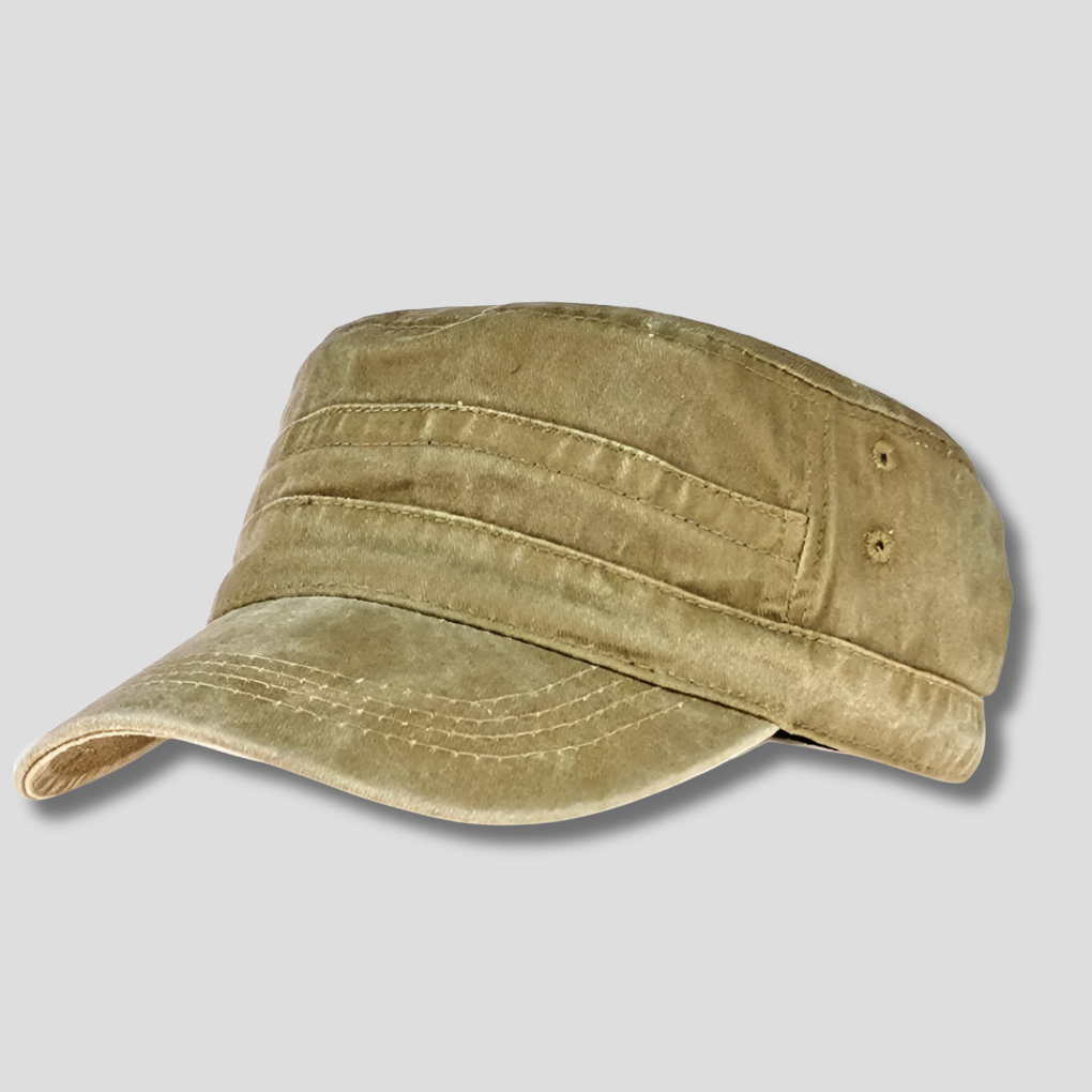 Cappello Militare da Uomo in Stile Retro – Stile Militare Classico con Dettagli Moderni