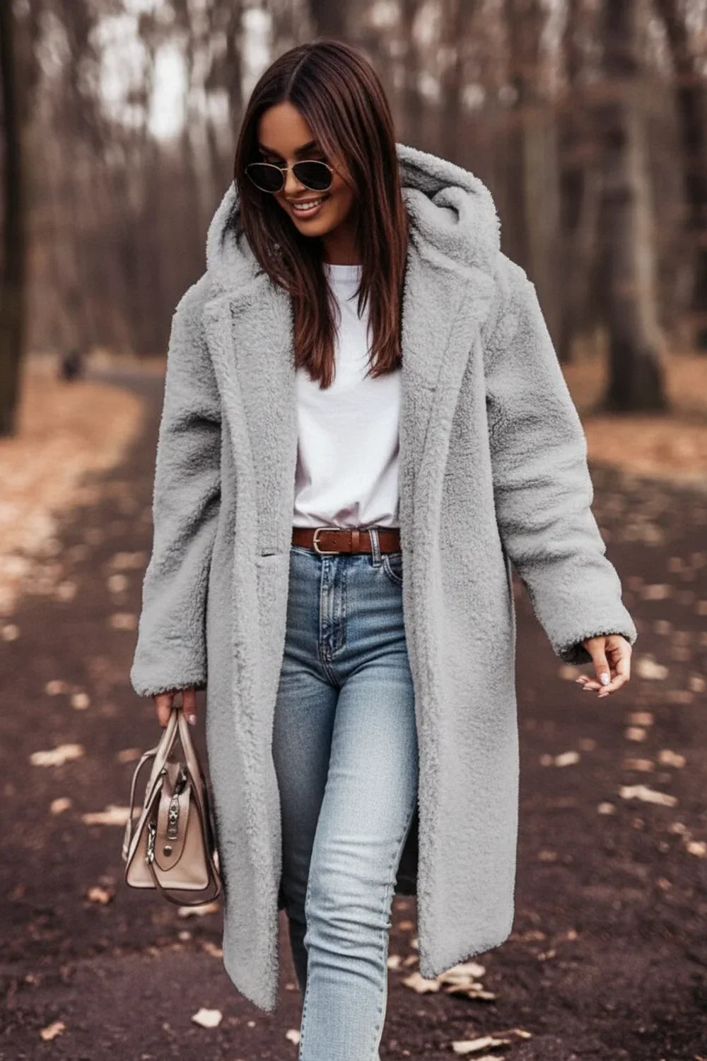 Cappotto con cappuccio