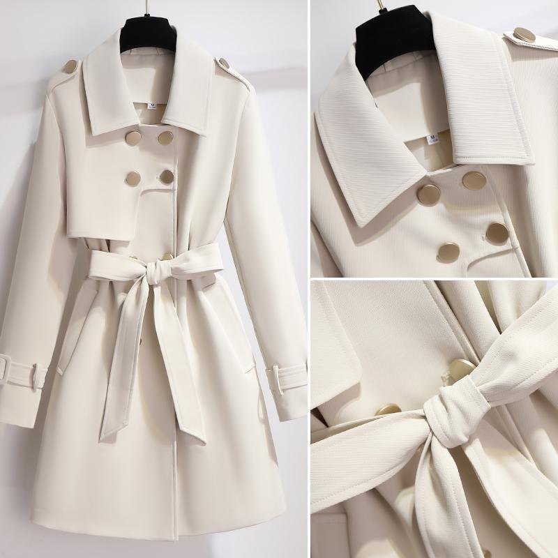 Cappotto Doppio Petto da Donna con Cintura