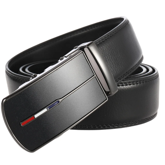 Cintura da uomo elegante e lussuosa con fibbia automatica