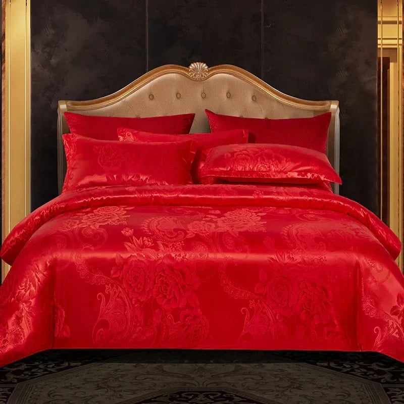 Copripiumino in tessuto jacquard per la camera da letto