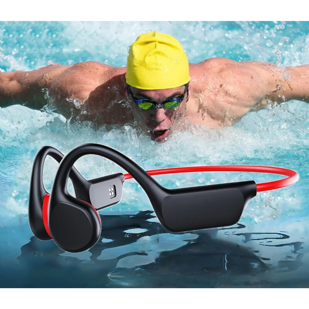 Cuffie wireless a conduzione ossea per il nuoto 5.3