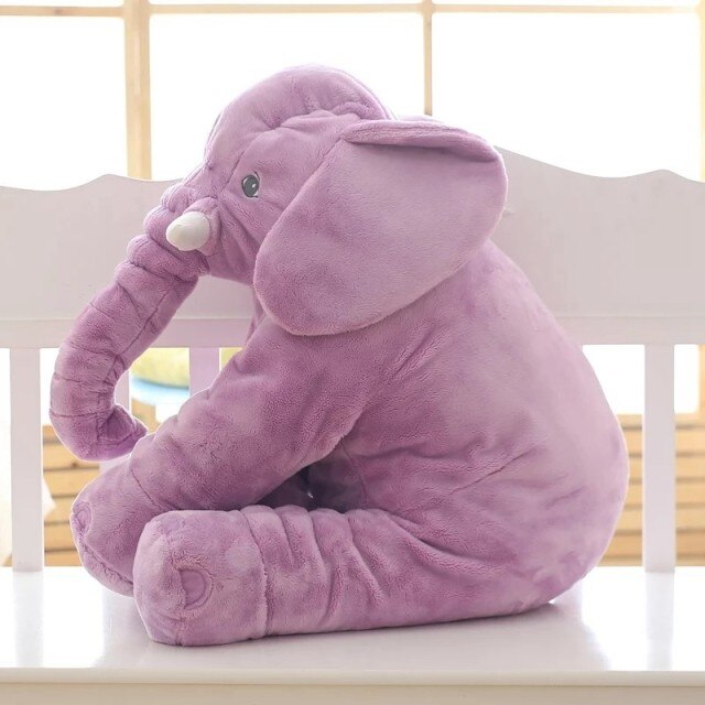 Cuscino abbraccio morbido a forma di elefante per neonati e bambini