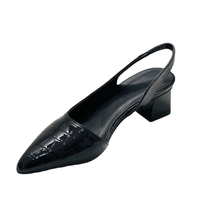Décolleté slingback da donna a punta
