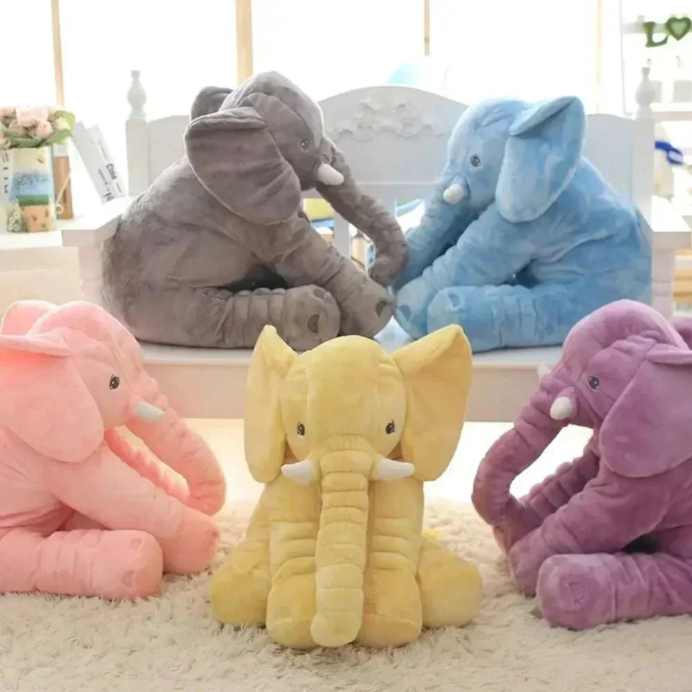 Elefante di Peluche – Morbidissimo e Comodo per Dolci Momenti di Coccole