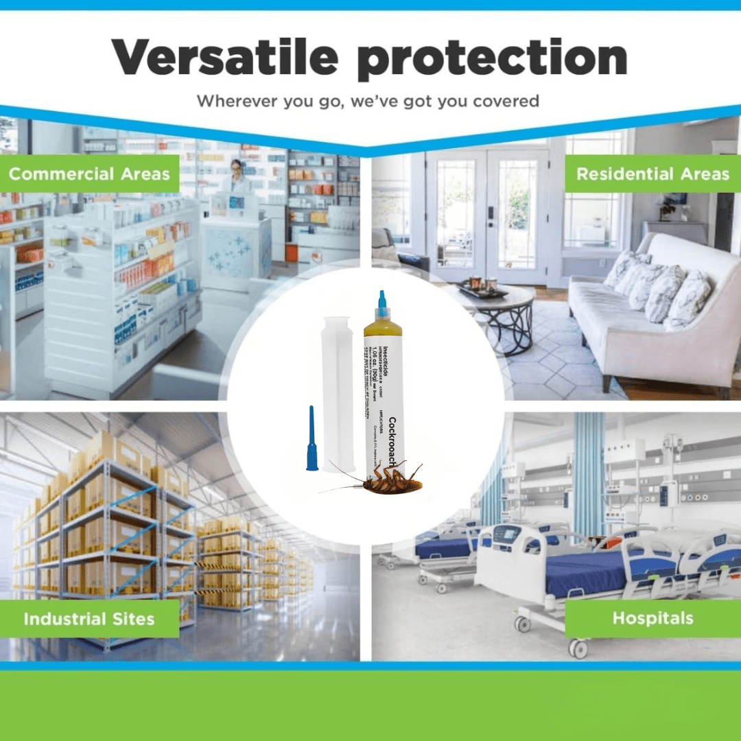 Esca in gel per blatte per un uso efficace in ambienti interni ed esterni