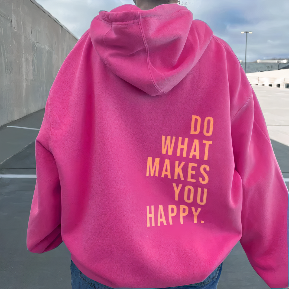 Felpa da donna con cappuccio – Felpa oversize comoda e di tendenza