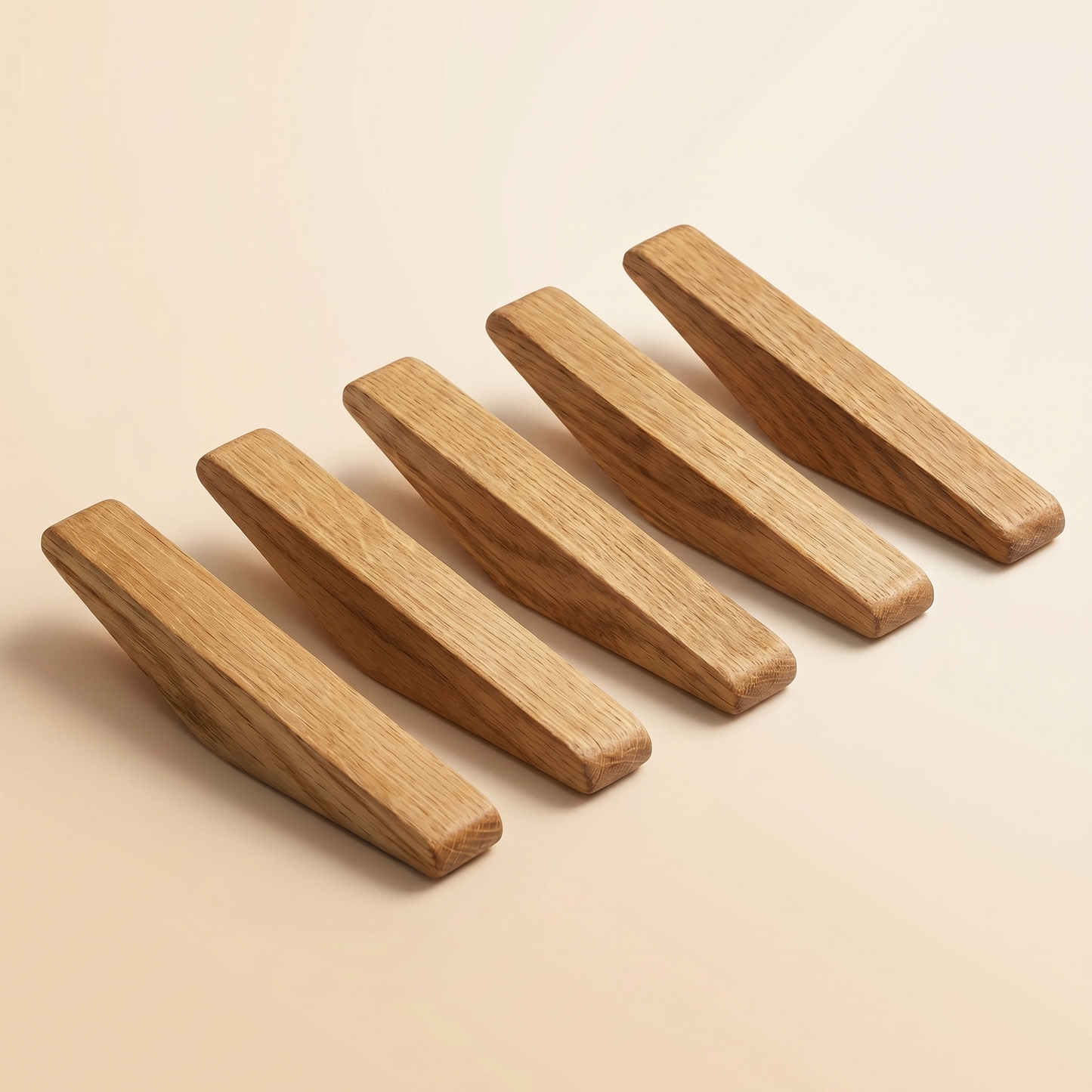 Ganci da Parete in Legno | Set da 6 | Stile Scandinavo