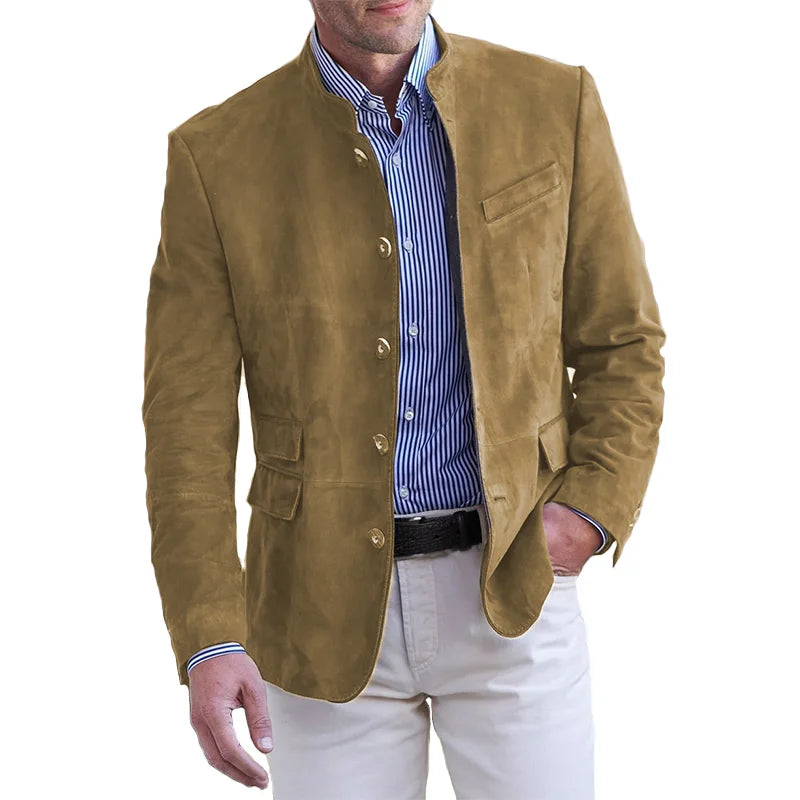 Giacca da Uomo Elegante con Colletto Vintage