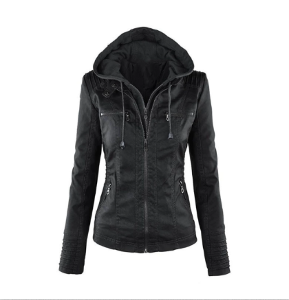 Giacca elegante e comoda in similpelle