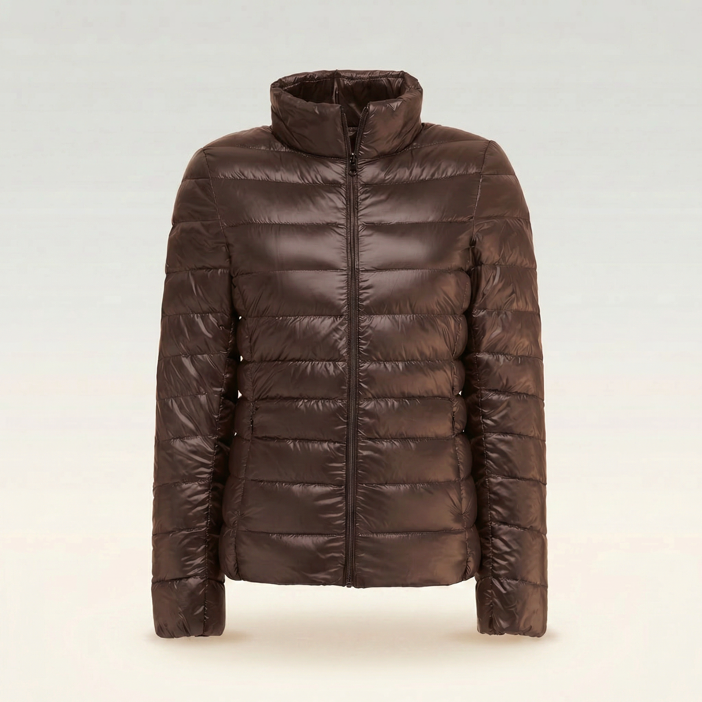 Giacca piumino trapuntata ultraleggera da donna | Cappotto invernale ripiegabile e tascabile
