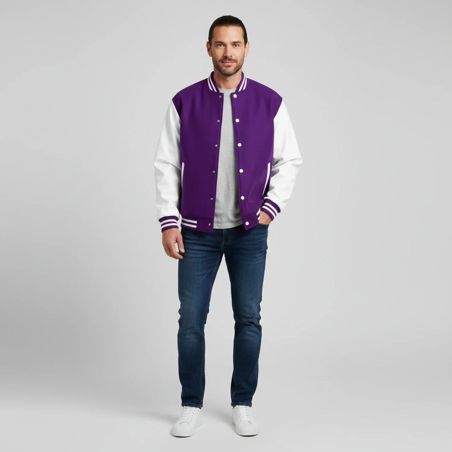 Giacca varsity classica da uomo