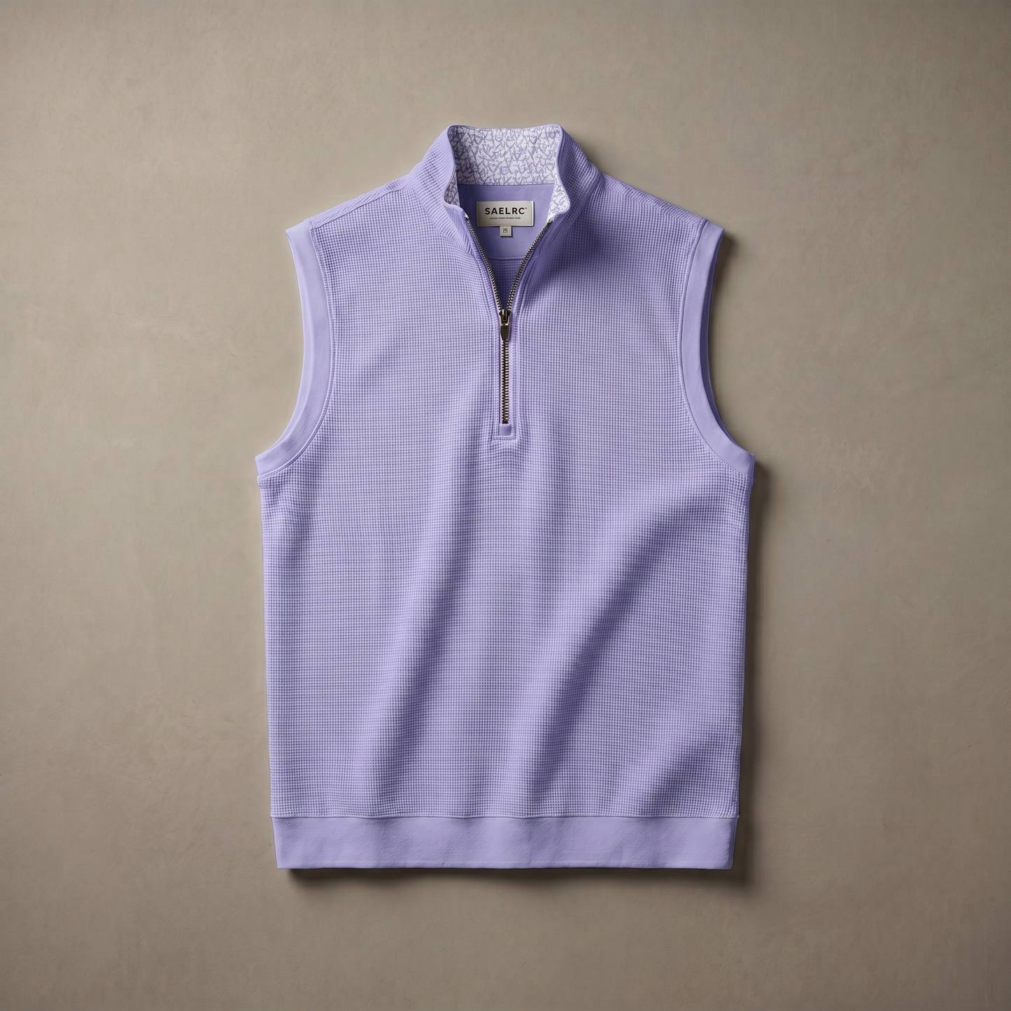 Gilet da golf da uomo stretch con zip a un quarto | Abbigliamento tecnico antivento e traspirante