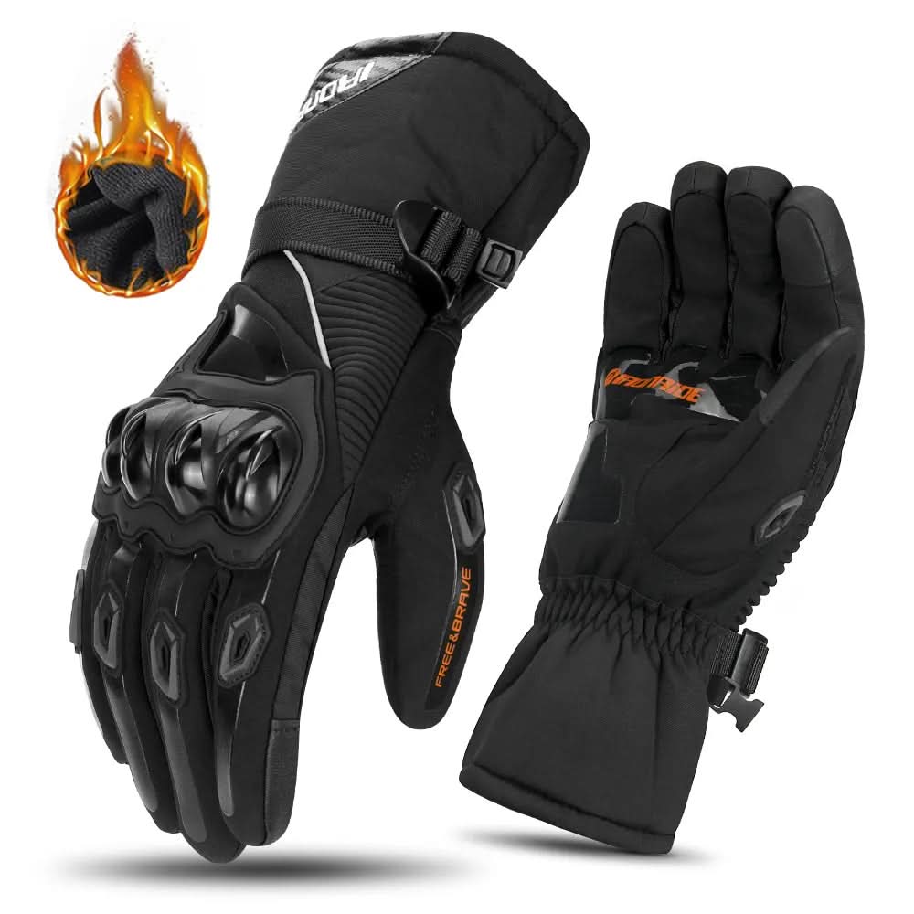Guanti da moto impermeabili e termici per viaggi invernali