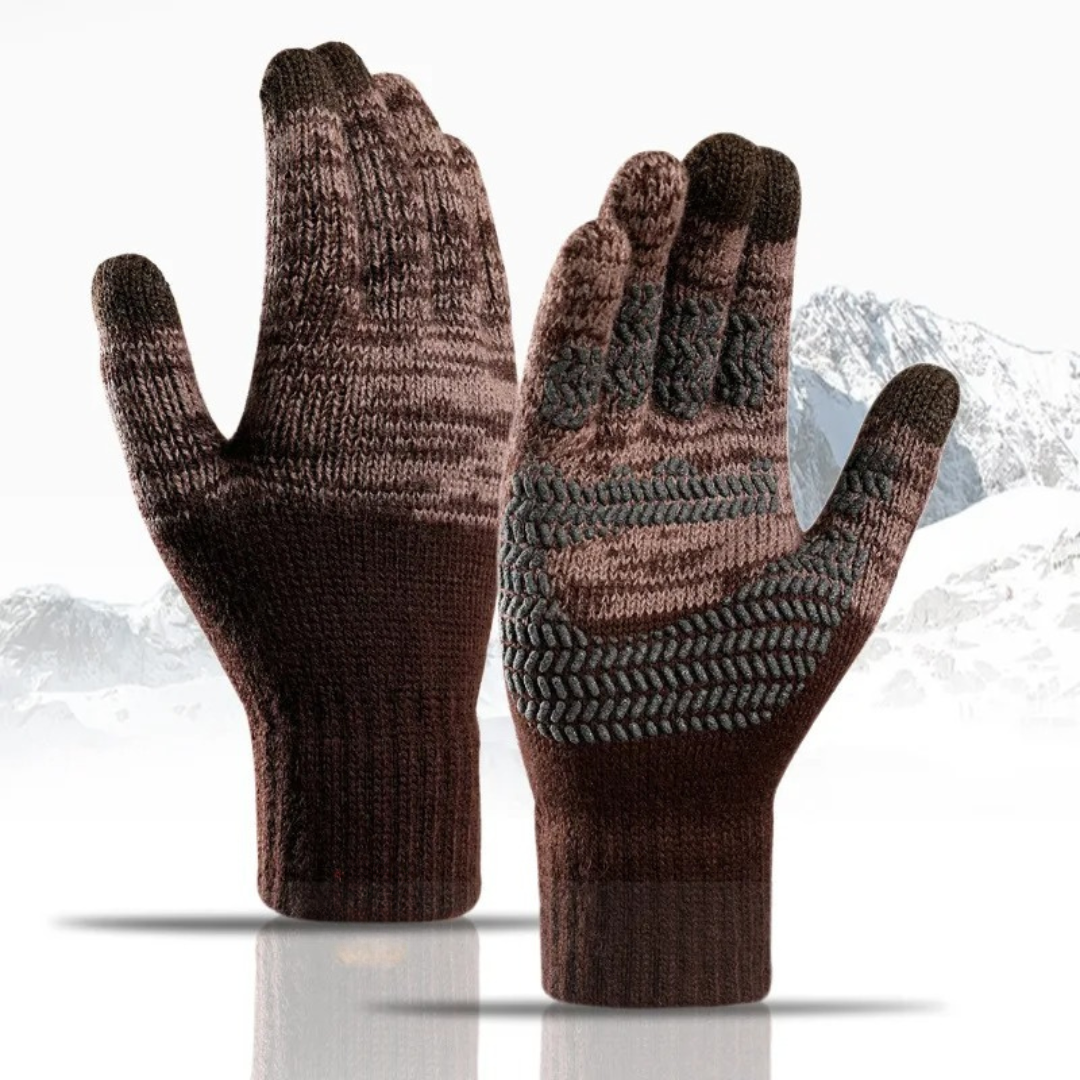 Guanti touch invernali in maglia