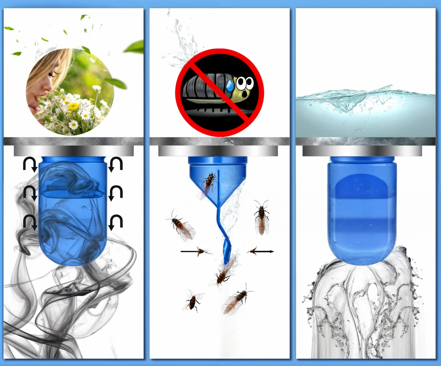 Guarnizione antiodore per scarichi