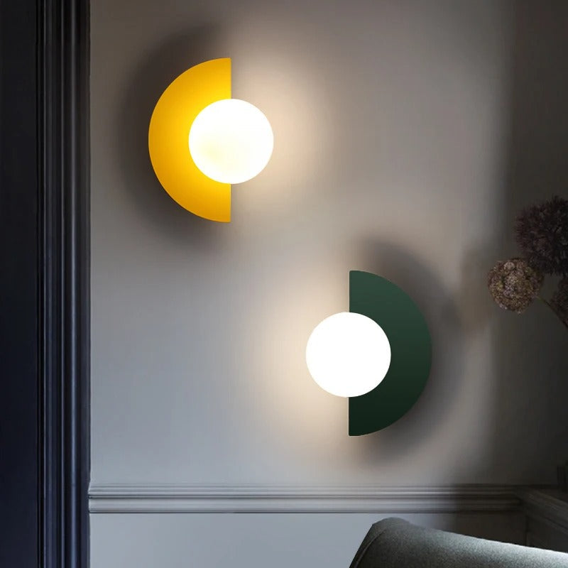 Lampada da Parete Nordica Summit - Design a Semicerchio - Illuminazione Moderna