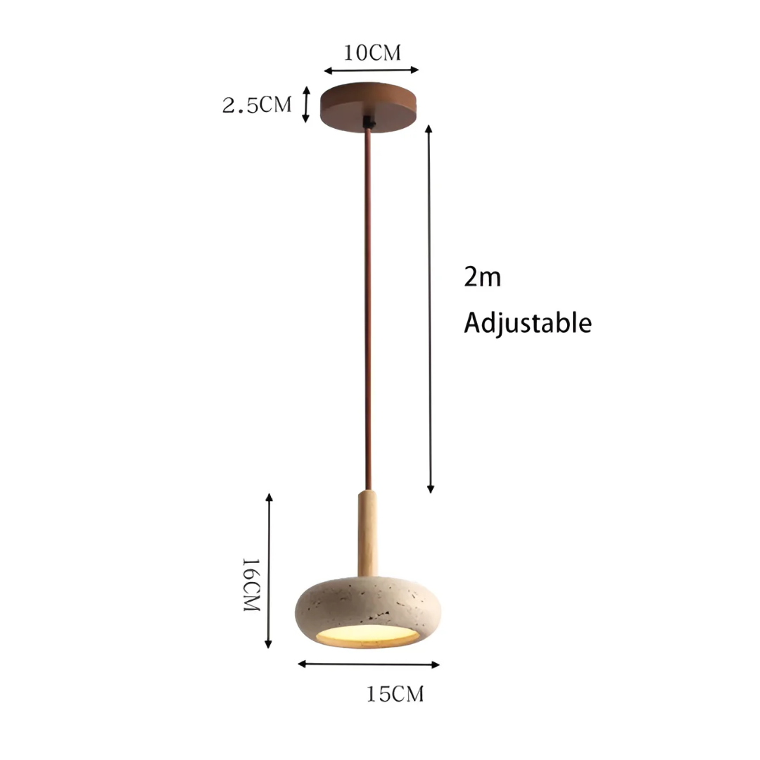 Lampada da soffitto a LED in stile giapponese retrò