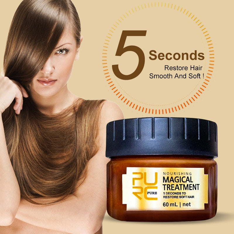 Maschera per capelli riparatrice e lucidante ad azione istantanea