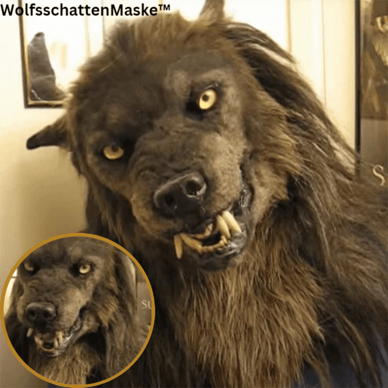 Maschera realistica da lupo mannaro per adulti – Halloween e cosplay