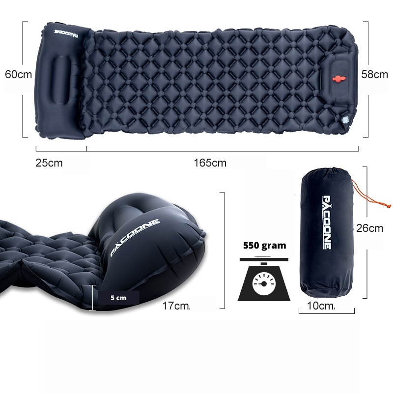 Materasso Gonfiabile con Cuscino | Comodo, Ultraleggero e di Qualità