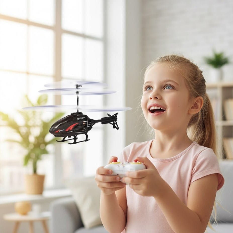 Mini Elicottero Compatto per Bambini con Controllo Facile e Stabilizzazione – Regalo Ideale per Giovani Piloti