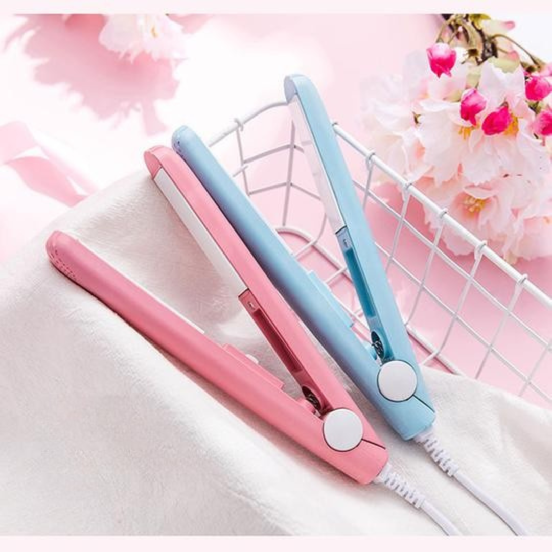 Mini piastra per capelli multifunzione 2 in 1 in ceramica
