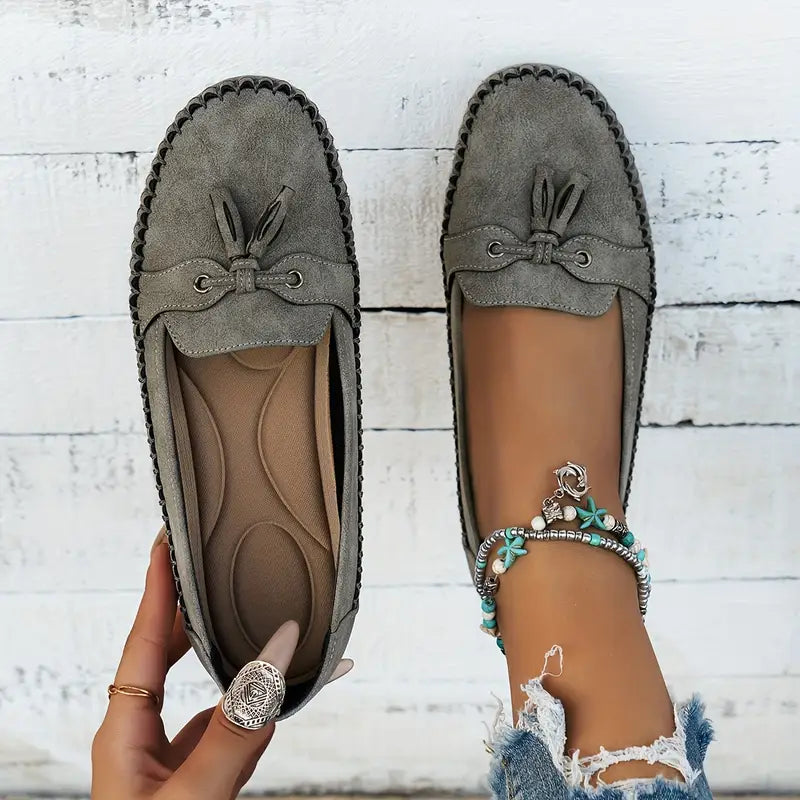 Mocassini classici da donna slip-on