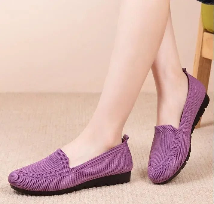Mocassini slip-on traspiranti da donna