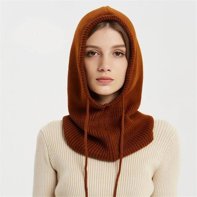 Morbido cappello in maglia in misto cashmere per l'inverno e le giornate fredde