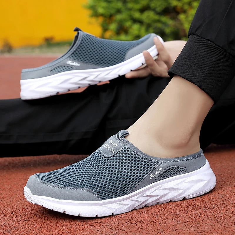 Mule da uomo traspiranti in mesh