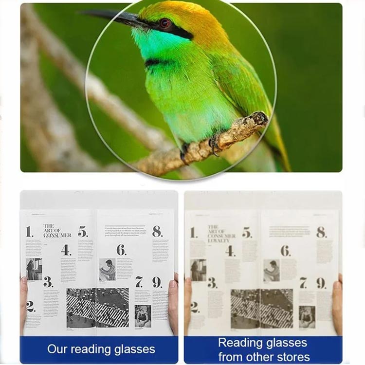 Occhiali da lettura magnetici da collo con filtro luce blu e sistema anti-smarrimento