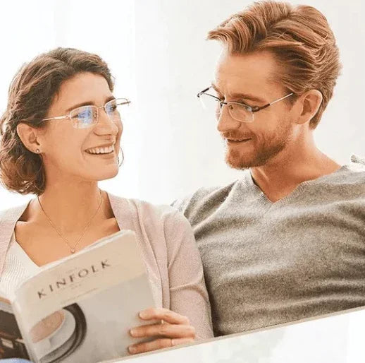Occhiali da lettura progressivi ad alta durezza con filtro luce blu per visione da vicino e da lontano