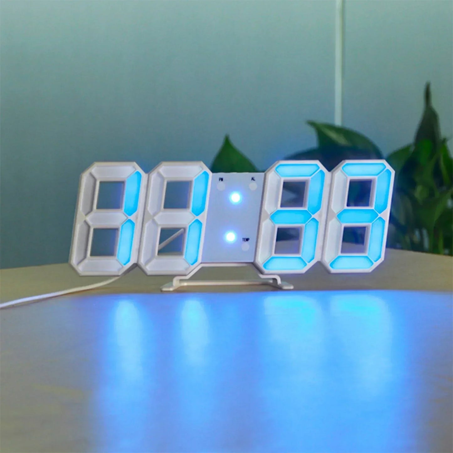 Orologio da Parete Digitale 3D a LED – Design Moderno con Funzione Dimmerabile e Visibilità Ottimale