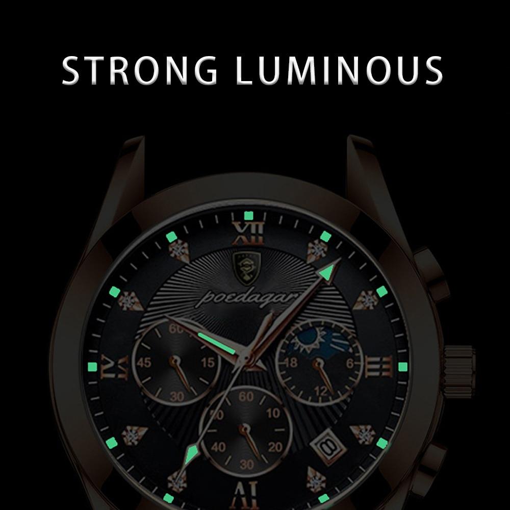 Orologio da uomo in pelle premium