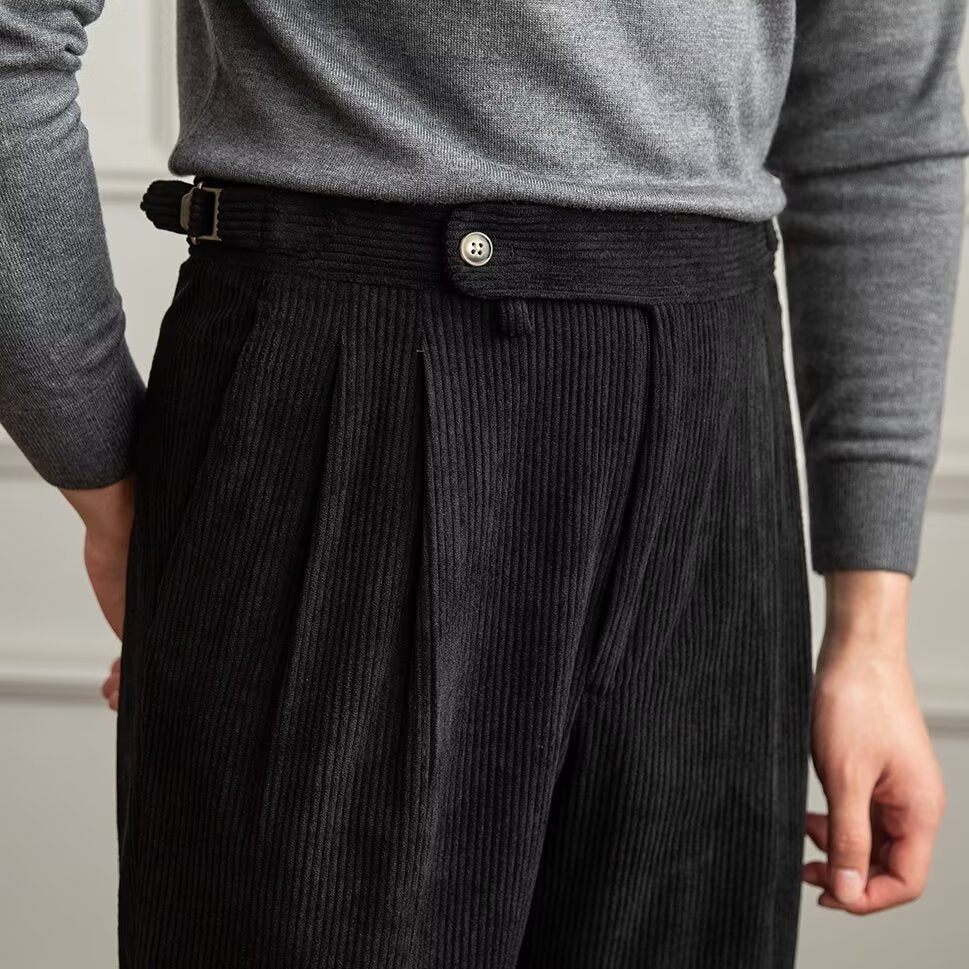 Pantaloni da uomo con pinces