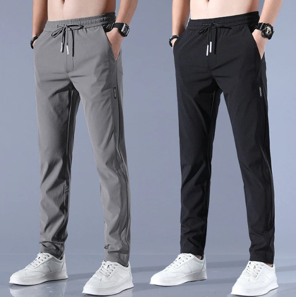 Pantaloni elasticizzati da uomo ad asciugatura rapida | Comodi