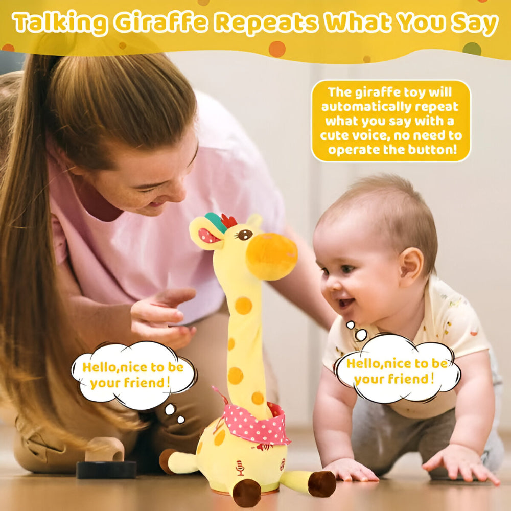 Peluche Interattivo Giraffa Canterina - Compagno Musicale per Bambini