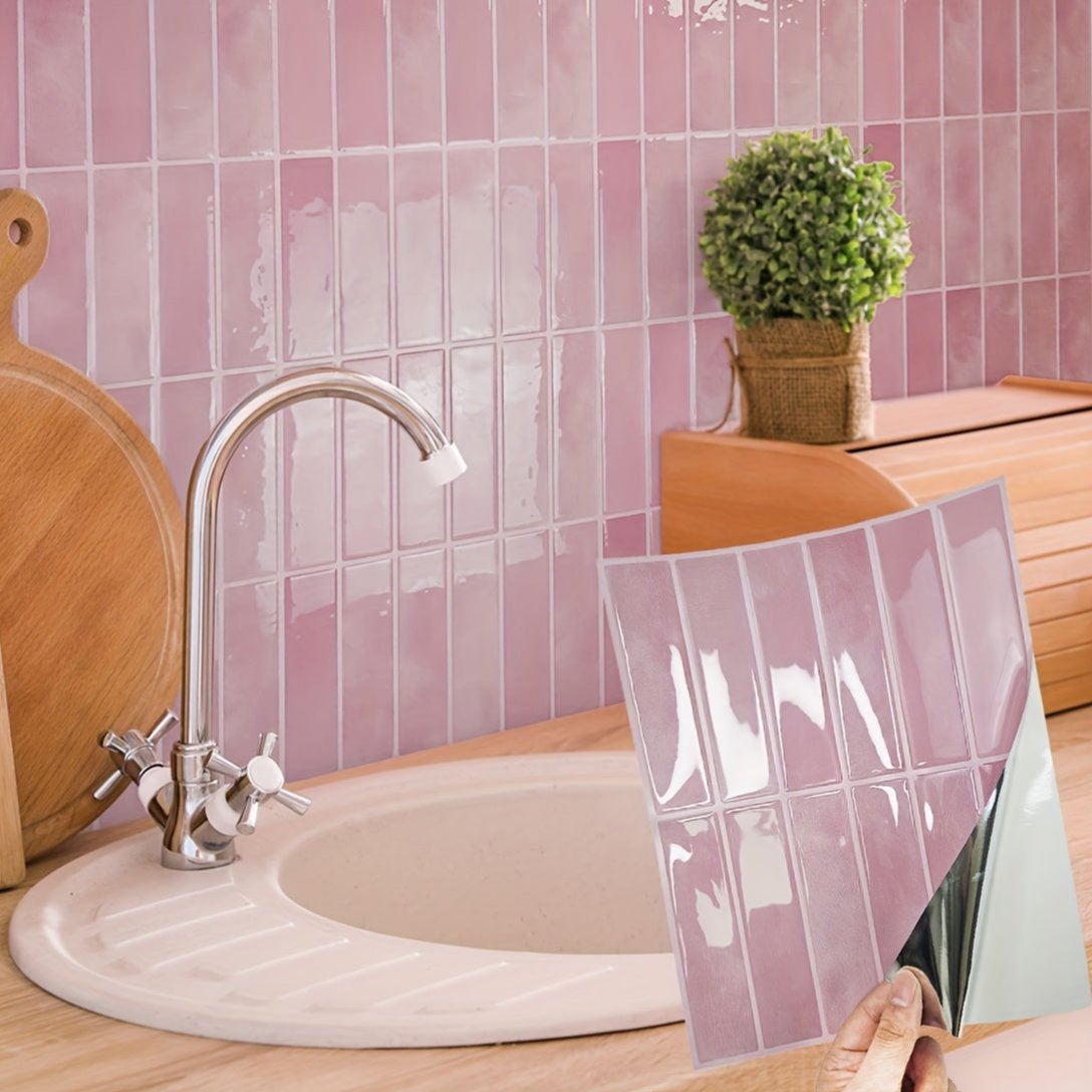 Piastrelle da Parete per Cucina e Bagno con Design 3D