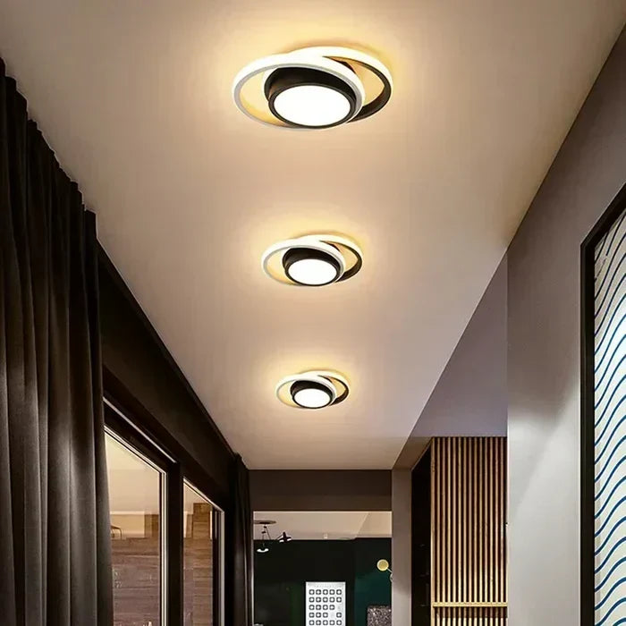 Plafoniera LED moderna ad efficienza energetica