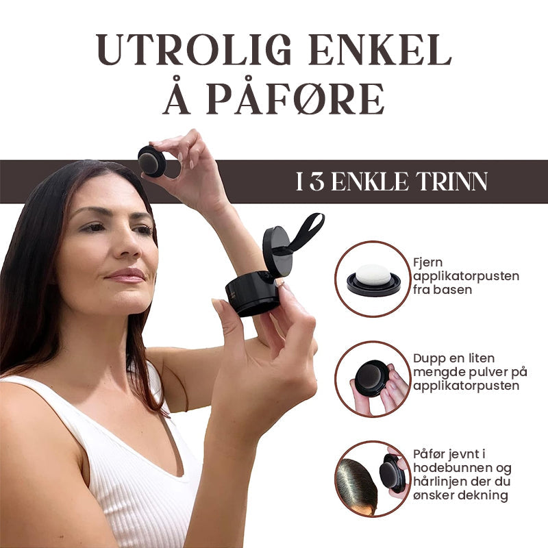 Polvere Colorante per Capelli per Volume e Copertura dei Capelli Bianchi